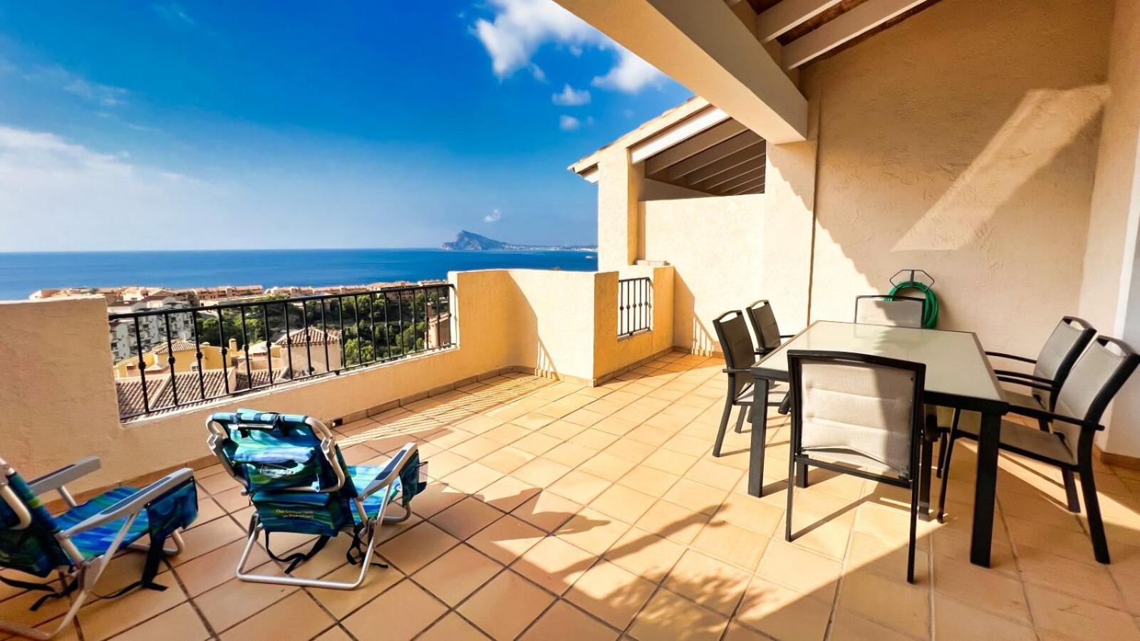 Charming Townhouse With Sea Views & Pool In Altea Villa Calpe Exterior photo